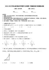 2022-2023学年汕尾市重点中学数学七年级第二学期期末复习检测模拟试题含答案
