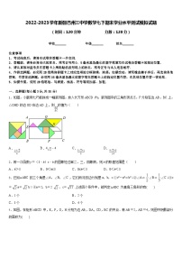 2022-2023学年新疆巴州三中学数学七下期末学业水平测试模拟试题含答案