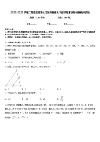 2022-2023学年江苏省盐城市大丰区共同体七下数学期末质量检测模拟试题含答案