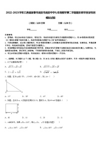 2022-2023学年江西省宜春市高安市高安中学七年级数学第二学期期末教学质量检测模拟试题含答案