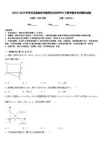 2022-2023学年河北省保定市竞秀区乐凯中学七下数学期末考试模拟试题含答案