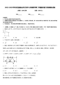 2022-2023学年河北省唐山市迁安市七年级数学第二学期期末复习检测模拟试题含答案