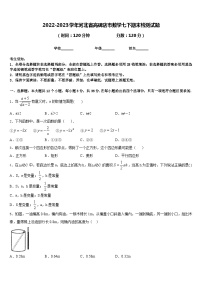 2022-2023学年河北省高碑店市数学七下期末检测试题含答案