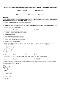 2022-2023学年河北省秦皇岛抚宁区台营学区数学七年级第二学期期末监测模拟试题含答案