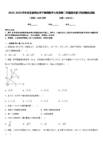 2022-2023学年河北省邢台市宁晋县数学七年级第二学期期末复习检测模拟试题含答案