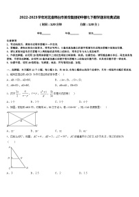 2022-2023学年河北省邢台市英华集团初中部七下数学期末经典试题含答案