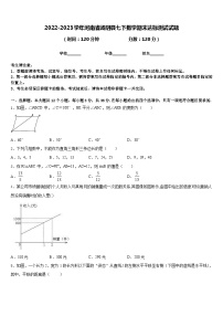 2022-2023学年河南省汤阴县七下数学期末达标测试试题含答案