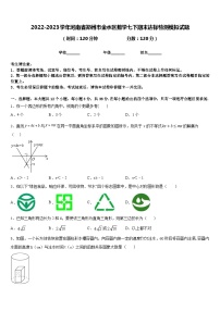 2022-2023学年河南省郑州市金水区数学七下期末达标检测模拟试题含答案