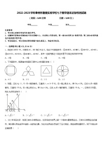 2022-2023学年泰州市智堡实验学校七下数学期末达标检测试题含答案