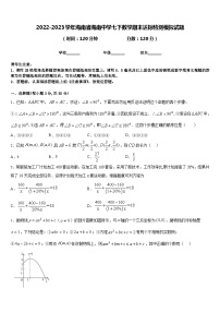 2022-2023学年海南省海南中学七下数学期末达标检测模拟试题含答案