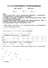 2022-2023学年深圳市外国语学校七下数学期末质量检测模拟试题含答案