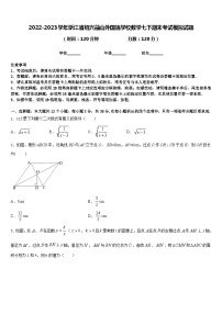 2022-2023学年浙江省绍兴蕺山外国语学校数学七下期末考试模拟试题含答案