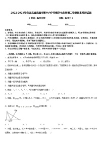 2022-2023学年湖北省宜昌市第十六中学数学七年级第二学期期末检测试题含答案