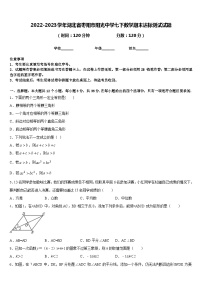 2022-2023学年湖北省枣阳市阳光中学七下数学期末达标测试试题含答案