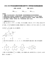 2022-2023学年湖北省黄冈市黄州区启黄中学七下数学期末质量跟踪监视试题含答案