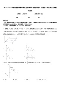 2022-2023学年湖南省郴州市第五完全中学七年级数学第二学期期末质量跟踪监视模拟试题含答案