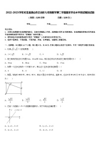 2022-2023学年河北省唐山市古治区七年级数学第二学期期末学业水平测试模拟试题含答案