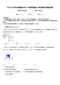 2022-2023学年湖南省长沙市一中学教育集团七下数学期末检测模拟试题含答案