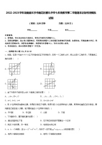 2022-2023学年湖南省长沙市雨花区雅礼中学七年级数学第二学期期末达标检测模拟试题含答案