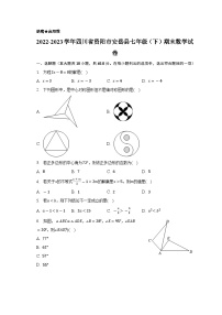 四川省资阳市安岳县2022-2023学年七年级下学期期末数学试卷（含答案）