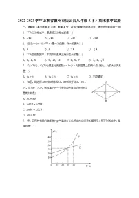 2022-2023学年山东省德州市庆云县八年级（下）期末数学试卷（含解析）