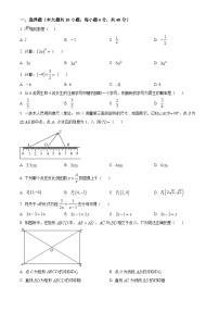 2023年湖南省株洲市中考数学真题