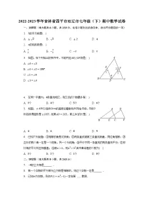 2022-2023学年吉林省四平市双辽市七年级（下）期中数学试卷（含解析）