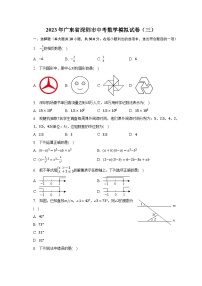 2023年广东省深圳市中考数学模拟试卷（三）（含解析）