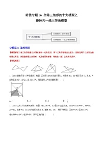 培优专题06 全等三角形十大模型之旋转和一线三等角模型-2023-2024学年八年级数学上册精选专题培优讲与练（人教版）