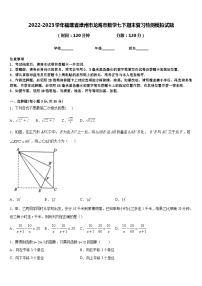 2022-2023学年福建省漳州市龙海市数学七下期末复习检测模拟试题含答案