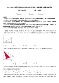 2022-2023学年辽宁省大连沙河口区六校联考七下数学期末达标测试试题含答案