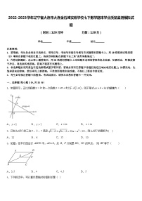 2022-2023学年辽宁省大连市大连金石滩实验学校七下数学期末学业质量监测模拟试题含答案