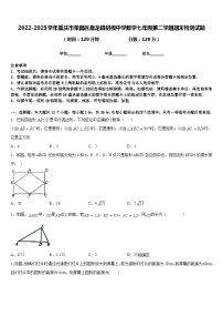 2022-2023学年重庆市荣昌区盘龙镇初级中学数学七年级第二学期期末检测试题含答案