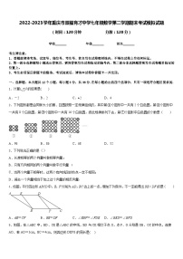 2022-2023学年重庆市双福育才中学七年级数学第二学期期末考试模拟试题含答案