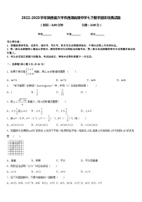 2022-2023学年陕西省兴平市西郊高级中学七下数学期末经典试题含答案