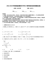 2022-2023学年陕西省咸阳市兴平市七下数学期末质量检测模拟试题含答案