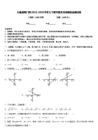 云南省易门县2022-2023学年七下数学期末质量跟踪监视试题含答案