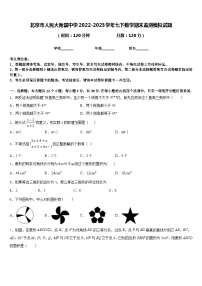 北京市人民大附属中学2022-2023学年七下数学期末监测模拟试题含答案