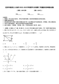 北京市海淀区人大附中2022-2023学年数学七年级第二学期期末统考模拟试题含答案