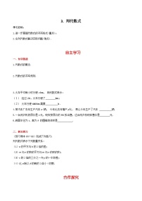 华师大版七年级上册2 代数式优质导学案