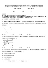 吉林省长春市吉大附中实验学校2022-2023学年七下数学期末联考模拟试题含答案