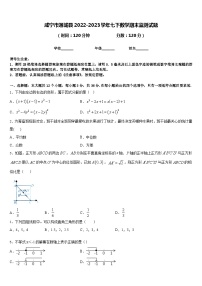 咸宁市通城县2022-2023学年七下数学期末监测试题含答案