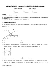 黑龙江省绥滨农场学校2022-2023学年数学七年级第二学期期末联考试题含答案