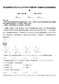 四川省成都市育才学校2022-2023学年七年级数学第二学期期末学业质量监测模拟试题含答案