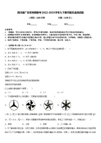四川省广安岳池县联考2022-2023学年七下数学期末监测试题含答案