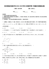 四川绵阳富乐国际学校2022-2023学年七年级数学第二学期期末经典模拟试题含答案
