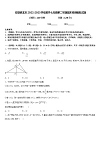 安徽淮北市2022-2023学年数学七年级第二学期期末检测模拟试题含答案