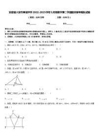 安徽省六安市皋城中学2022-2023学年七年级数学第二学期期末联考模拟试题含答案