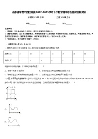 山东省东营市四校连赛2022-2023学年七下数学期末综合测试模拟试题含答案