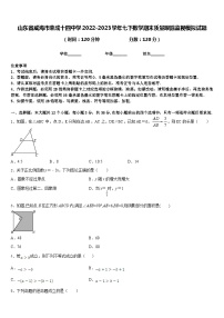 山东省威海市荣成十四中学2022-2023学年七下数学期末质量跟踪监视模拟试题含答案